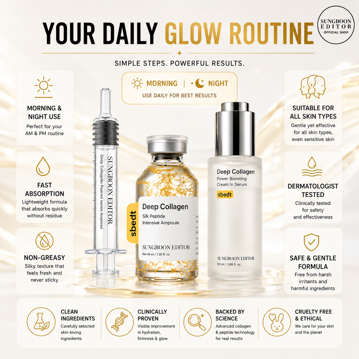 Your daily glow routine
