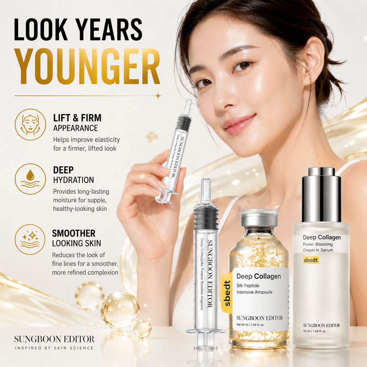 Look years younger — lift, firm, hydrate